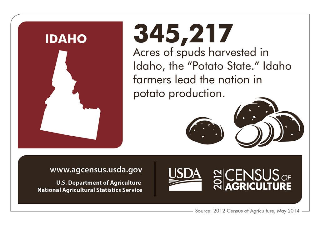 A potato’s eye on Idaho agriculture ow.ly/FJJdg #AgCensus