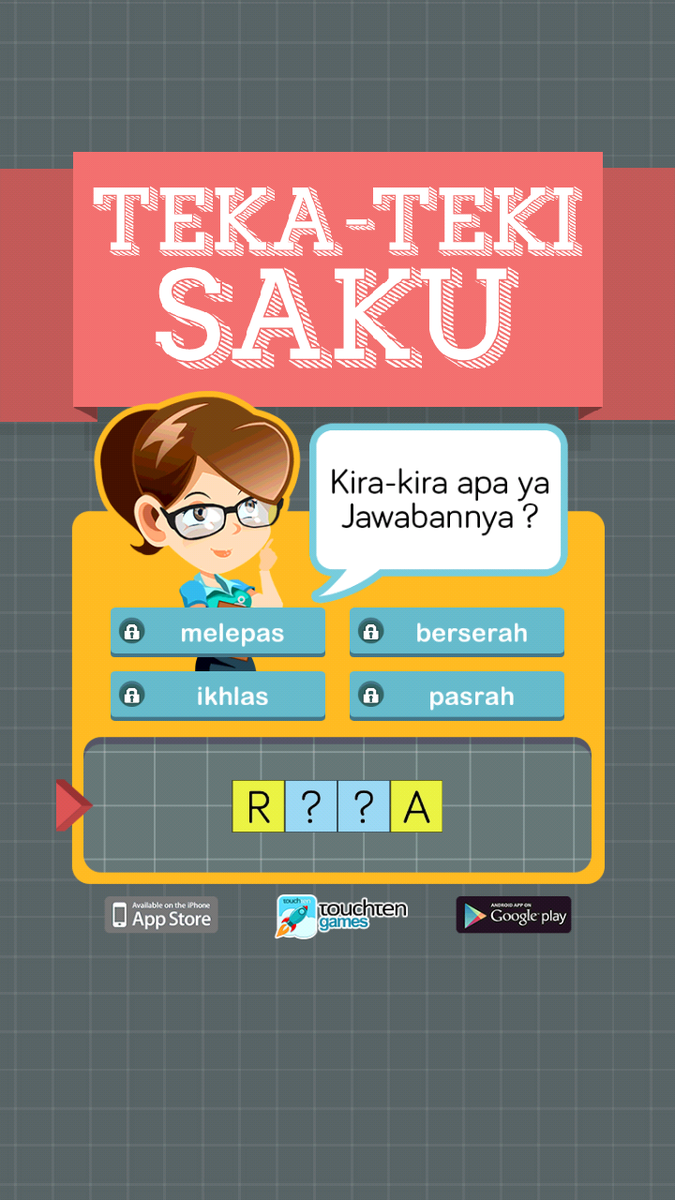 danu_asmara's tweet photo. Jawabannya apa ya? Bantu aku memecahkan #TekaTekiSaku ini! download gratis di http://t.co/sTTsqBSiFD @touchtengames http://t.co/livtmwGJID