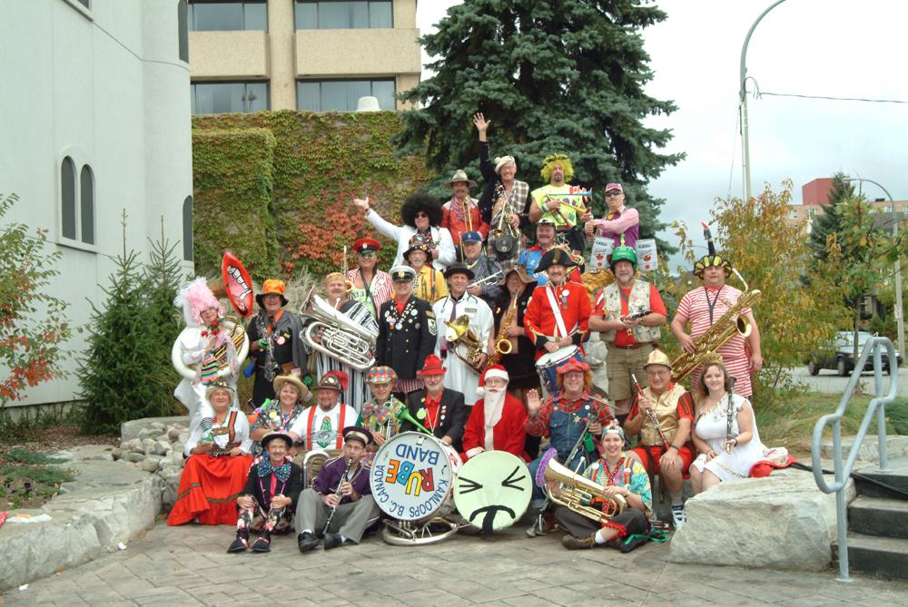 KWOStore's tweet image. Kamploops B.C. Canada Rube Band posing in the parkette by our store in 2003. #tbt #throwbackthursday
