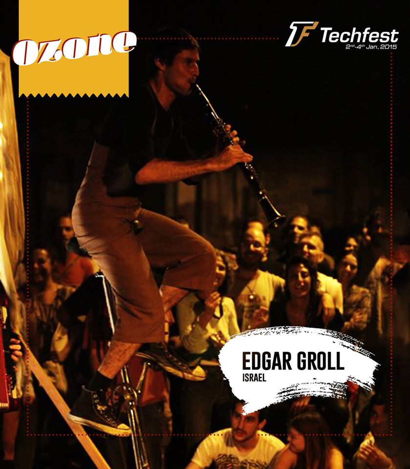 Techfest_IITB's tweet photo. Be ready to get amazed by Edgar Groll, a clown who communicates without words. 
Video: http://t.co/tf2cX053eM
#ozone http://t.co/L7Oe3LJKwi