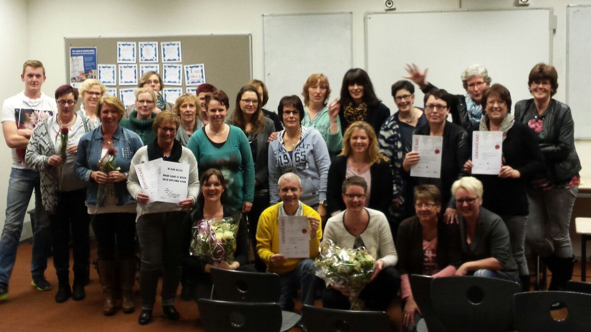 25 Certificaten uitgereikt aan werknemers Saxenburgh Groep vanuit de visie “Samen anders” #alfacollege #hardenberg