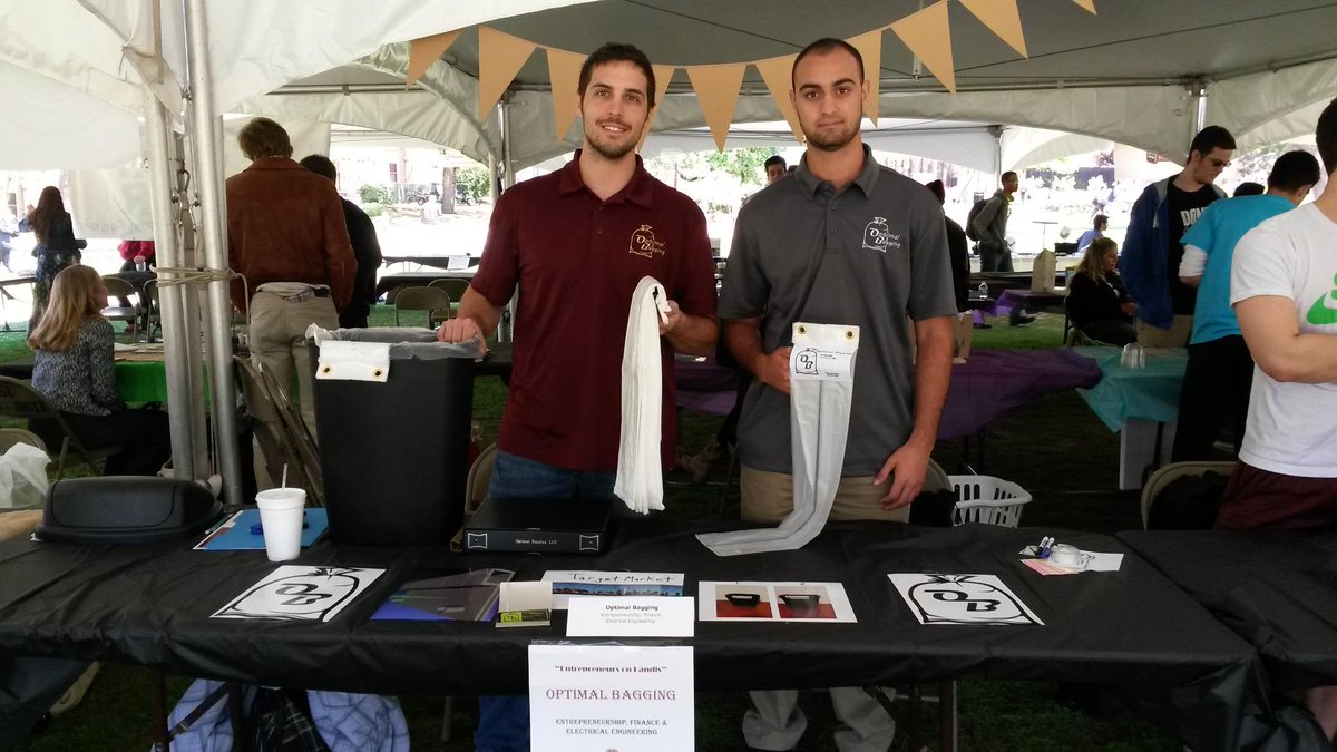 OptimalBagging's tweet photo. #TBT Our founder presenting the company and our first prototype at 2013 ENTreprelooza hosted by @FSUJMI  #GetOptimal http://t.co/j9alxTYKFS
