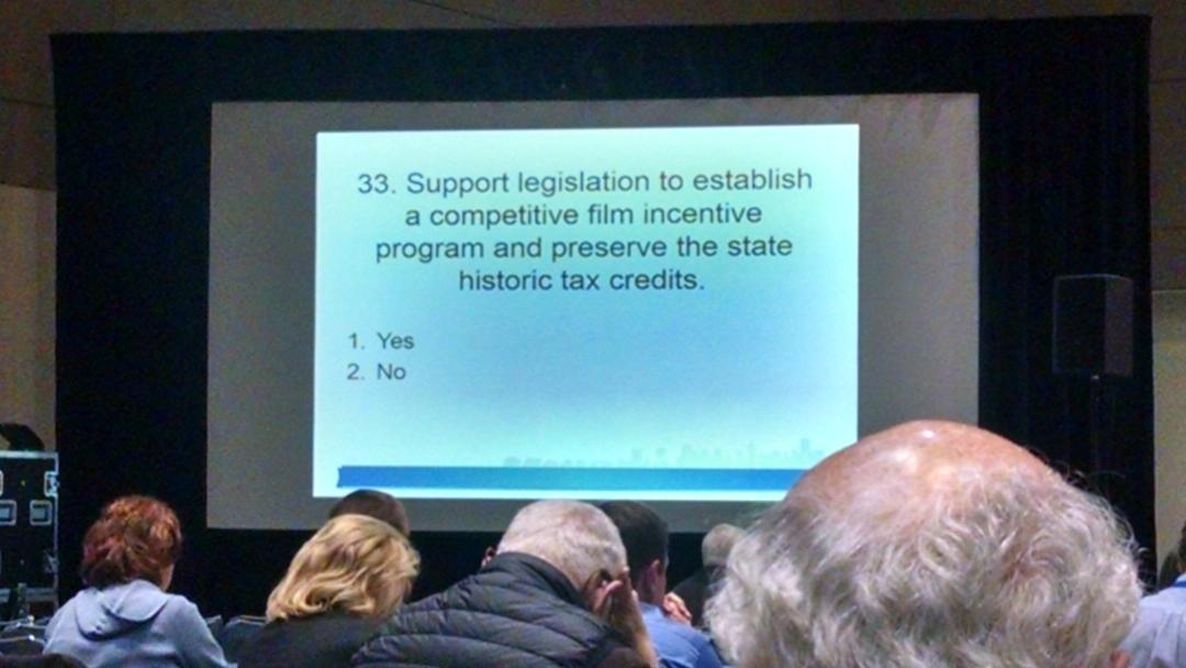 Voting in behalf of @CityofWilm to place #ncfilm & HistoricPreserv on @NCLeague LegislativeAgenda #ncga @WilmywoodNC