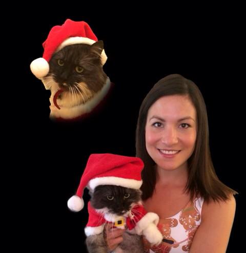 EmTantau's tweet photo. Merry Christmas from Ibby and I!!! #christmas #awkwardpics #cute http://t.co/vcaufPH7eE