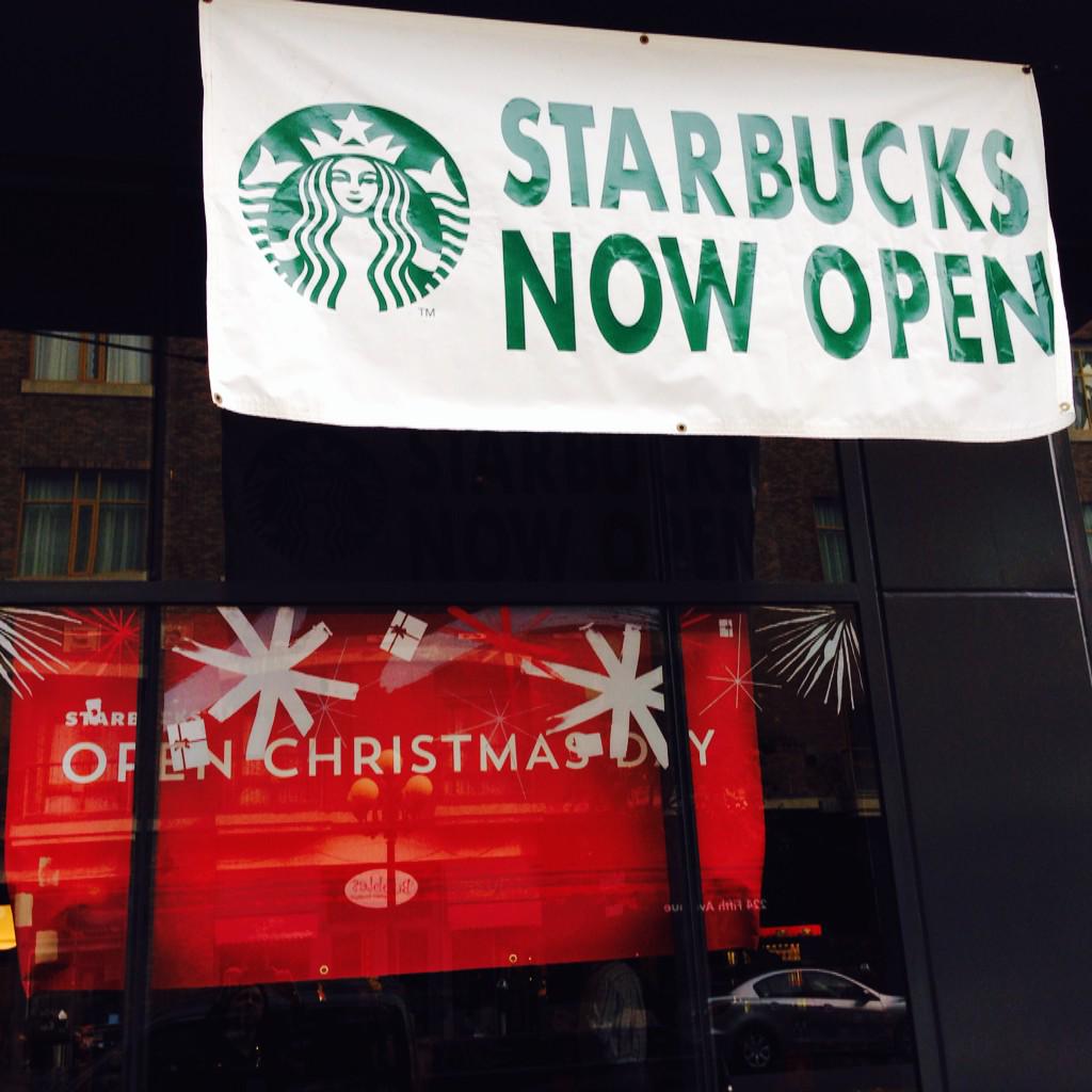 Verolimon07's tweet photo. Starbucks @ The Hard Rock Hotel open for business today. #sbuxrocks #SBUXSD113 http://t.co/uwRsdwHnPA