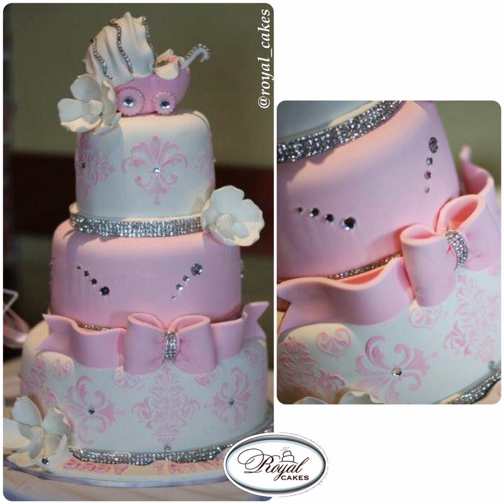 RoyalCakesLA's tweet photo. Baby Girl 💗 #babycake #pink #tbt #2012 #babyshower #damaskpattern #pinkbow #customcakes #losangeles #royalcakes http://t.co/oTxOHVpoKB