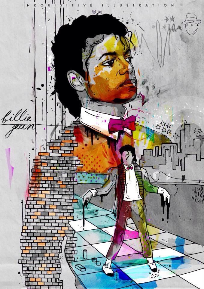 Inkquisitive's tweet photo. Billie Jean | #ThrowbackThursday #ThrowbackArt #TBT | #MichaelJackson http://t.co/KL3kPxPlkB