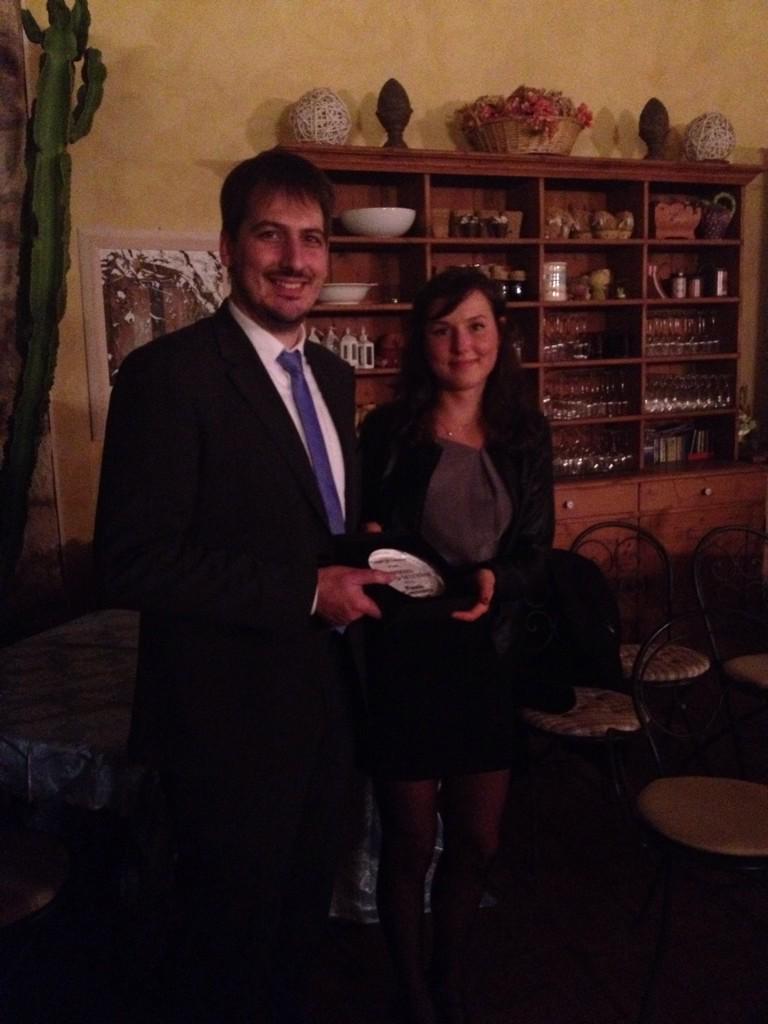 CDSVerona's tweet photo. E il premio concretezza #CDSVerona e' stato assegnato a @GrowingApps! http://t.co/o6bzxp4JLz