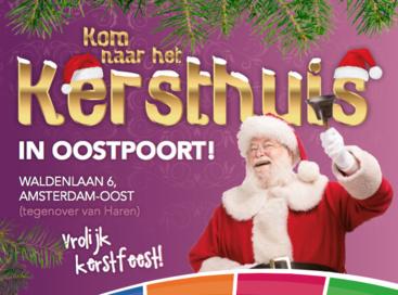 Met de kerstman en de elfjes op de foto in een gigantische sneeuwbol! #Oostpoort #Amsterdam 20 dec. as tussen 12-16u!