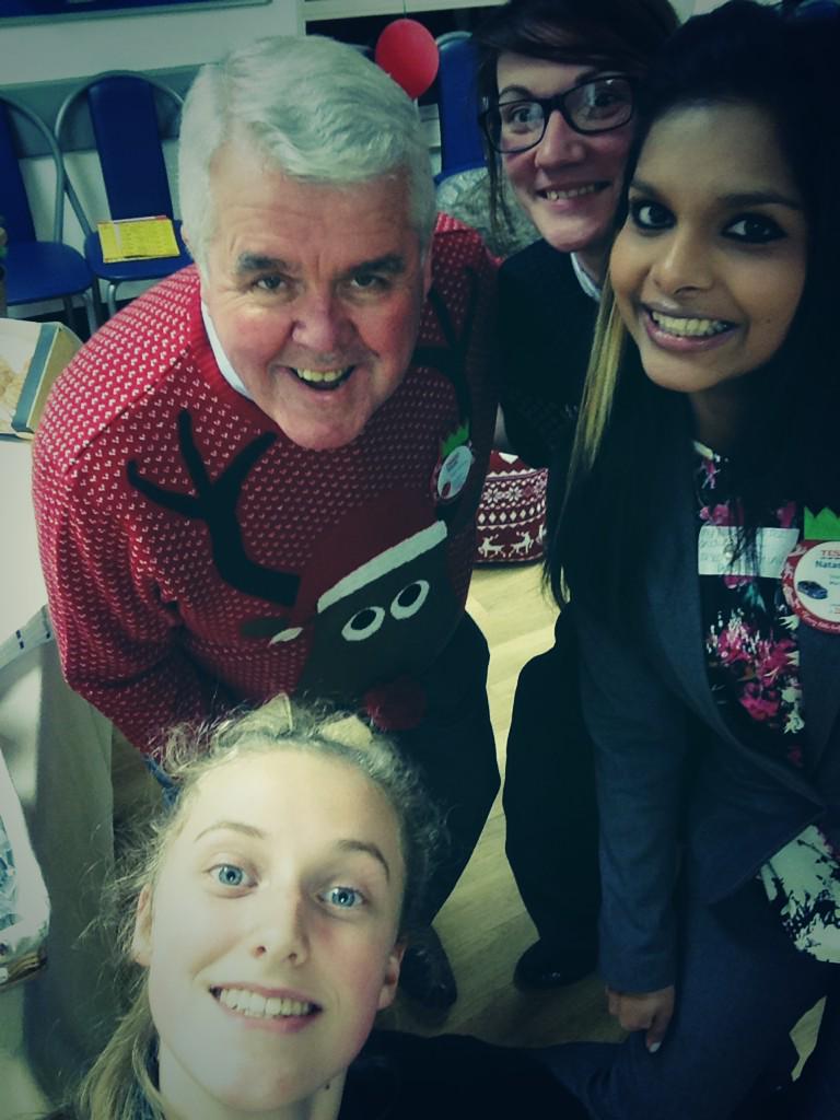 Georgina getting involved in our customer evening tastings <a href="/bishops_2101/">2101BishopsStortford</a> #TescoChristmasTastings