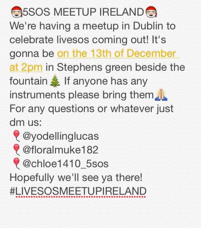 5sosmeetuppire's tweet photo. 2 DAYS WTF 5SOS MEETUP IRELAND #5SOSMeetUp #5SOSFamMeetUp #LIVESOSMEETUPIRELAND #5SOSMeetupIreland #5SOSIreland 🎅🎅🎅 http://t.co/pVWzvvdh6D
