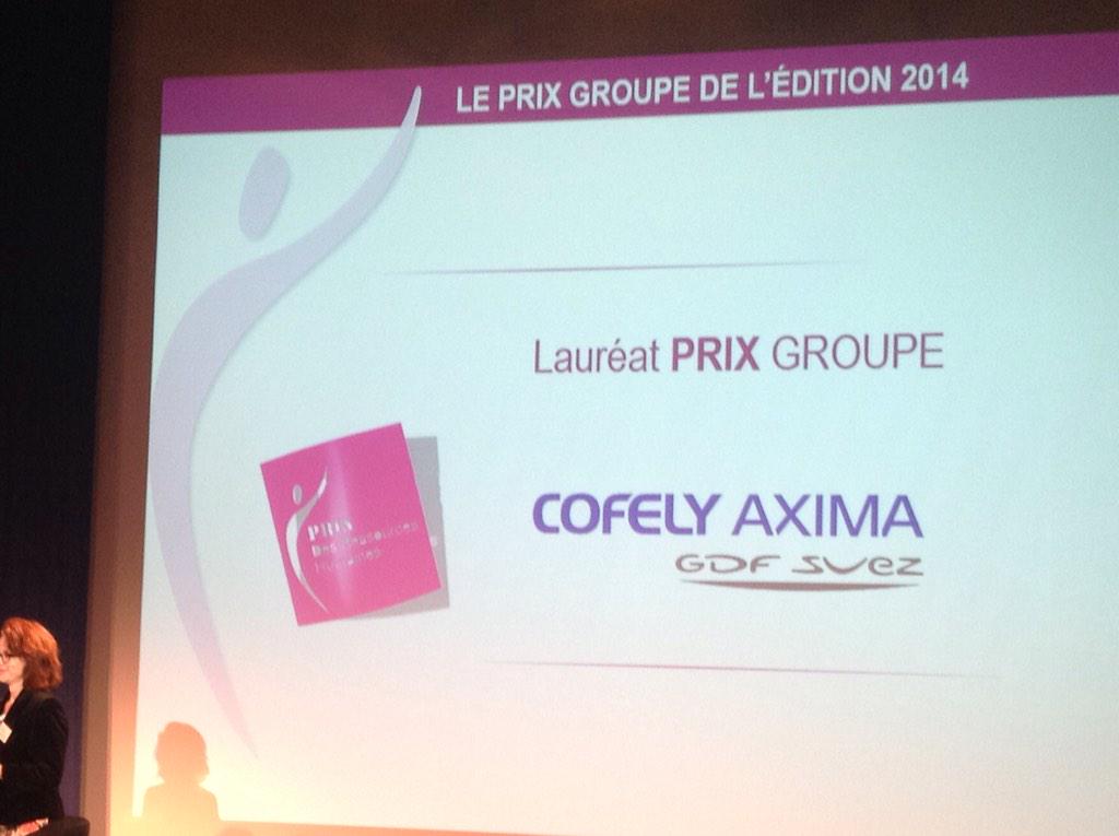 Fred_M's tweet image. Le #PrixRH Groupe pour #Cofely #Axima : Création d'une plateforme de formation virtuelle