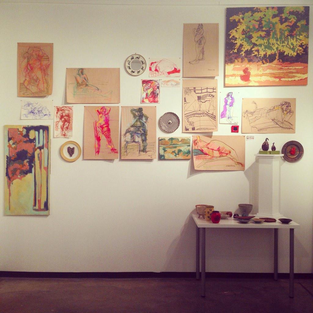 THE GIFT SHOW #Gallery hours today are 5-9.  Check out Resident Artist Lisa diStefano's work pictured #shoplocal #art