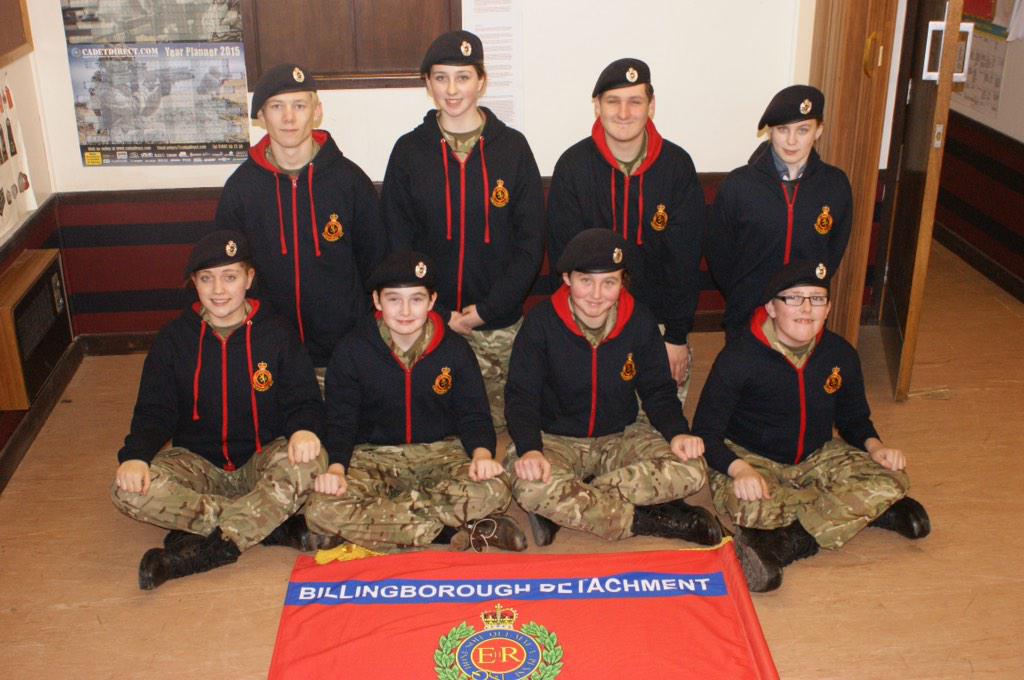 19 Troop Billingborough received the NEW Cadet Hoodies.... Looking good. #LincsACF
