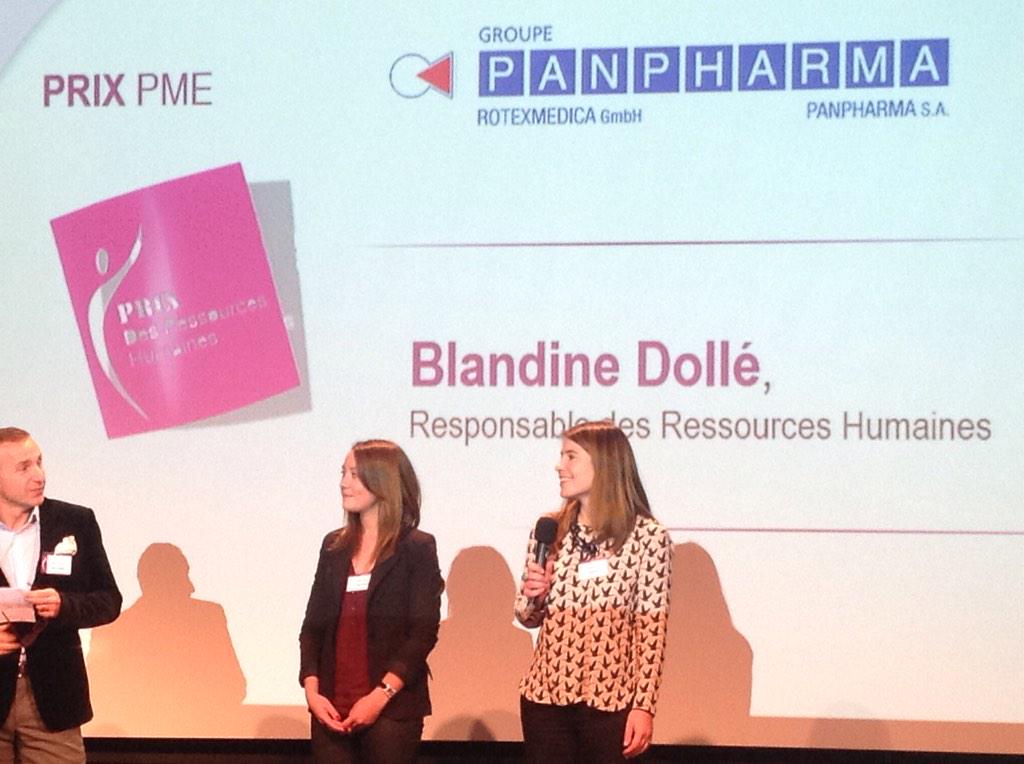 Fred_M's tweet image. "Avec la qualité de vie au travail, la #RH a un vrai rôle stratégique à jouer" ~ Blandine Dollé #Panpharma #PrixRH