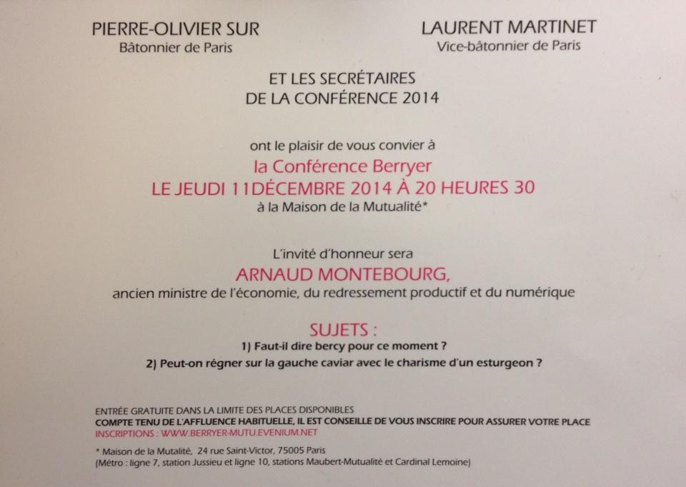 ThomasWieder's tweet photo. "Peut-on régner sur la gauche caviar avec un charisme d'esturgeon ?" Débat ce soir avec Montebourg à la Mutualité... http://t.co/wqIKTQENUD