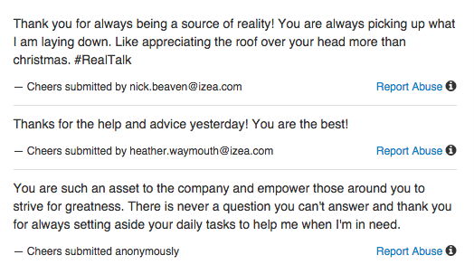 kelseylb_'s tweet photo. These people make me love my job. Thank you SO MUCH <3 #IZEAlove #Cheers #TINYpulse http://t.co/3XJjTRt9M5