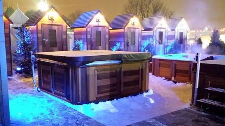 Don't get left out in the cold, get an #ArcticSpa  #hottub #winter