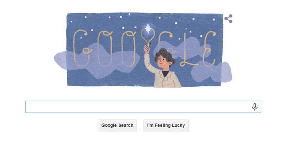 SPACEdotcom's tweet photo. #Google Doodle Honors Pioneering Astronomer Annie Jump Cannon http://t.co/KIGNyIBh1S http://t.co/HKQuX7GK6e