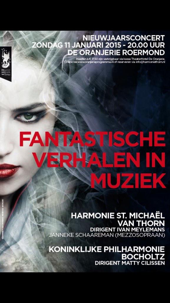 harmoniethorn's tweet photo. De poster van ons Nieuwjaarsconcert, 11 januari in #Roermond. Ontwerp: @CrasbornJaak http://t.co/9TIctoIACS