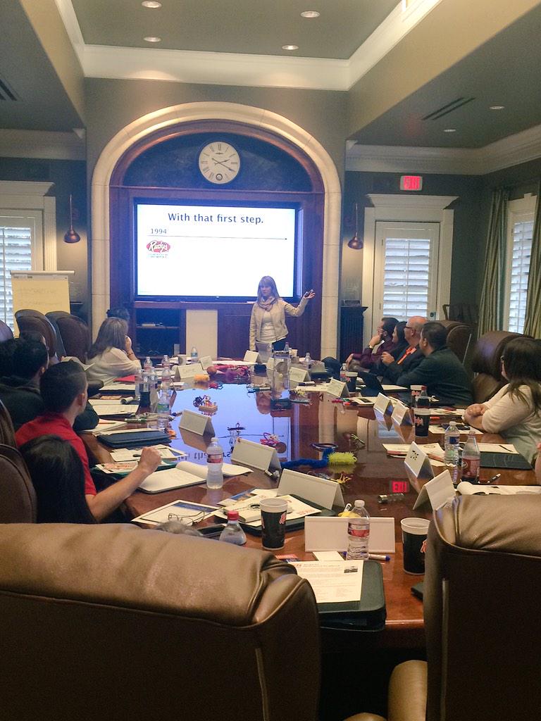 GiniSays's tweet photo. Grateful for @austinallycat presenting at #chartrtf and sharing some @KNManagement history! #KNTrains #KNExcellence http://t.co/zaZSmnVLVA