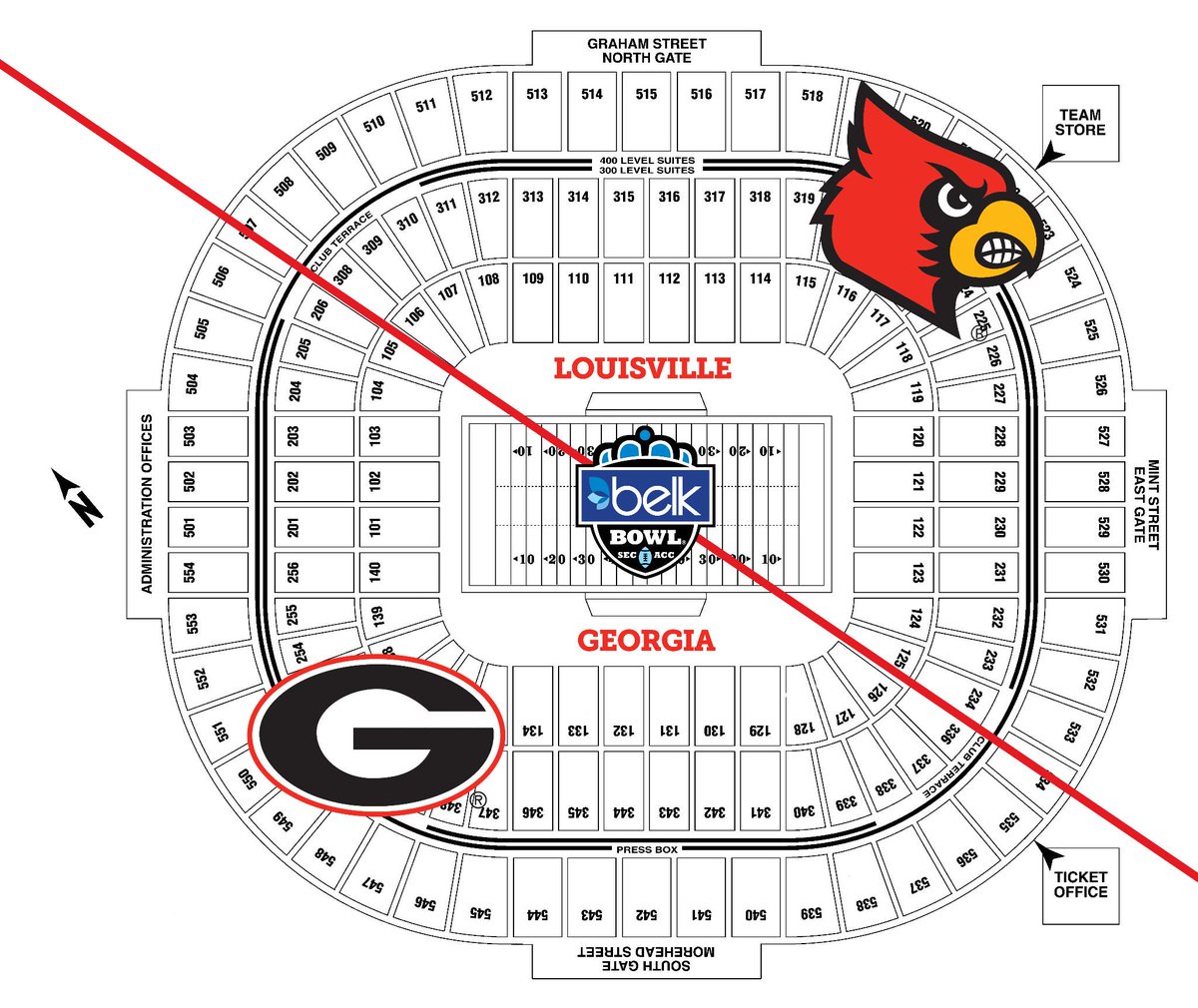 Belk Seating Chart