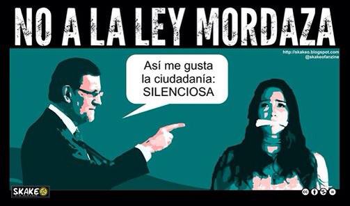 EsppeonzAguirre's tweet photo. Al ciudadano, silencio SANO #NoALaLeyMordaza http://t.co/s2pow6iPEE