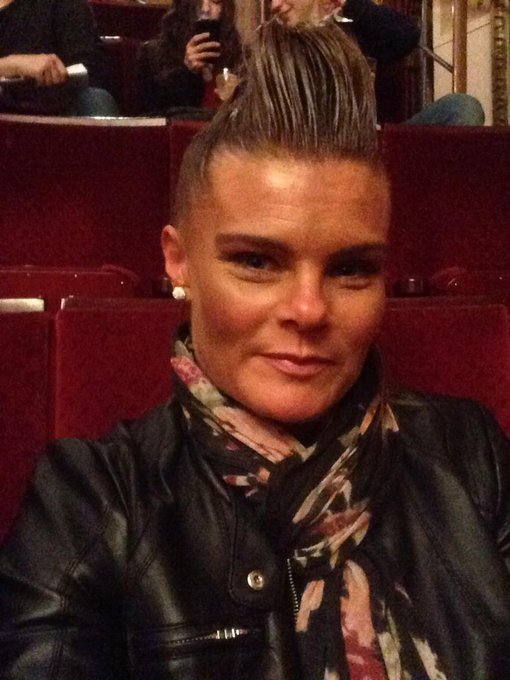 Sat waiting to watch the show in London.  Les miserable 💪. Was a great show.  Made me cry again . http://t