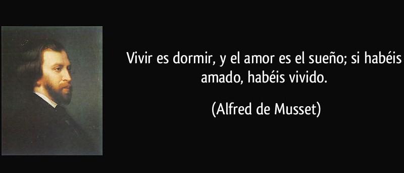 CafeParaLeer's tweet photo. "Vivir es dormir, y el amor es el sueño; si habéis amado, habéis vivido." -Alfred de Musset http://t.co/V4yRhXP5lH