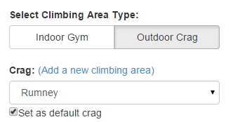 TrackYourClimb's tweet photo. Finally, you can now track your outdoor climbs as well! Just add your local crag. Separate outdoor stats coming soon. http://t.co/zd2O1U1eoJ