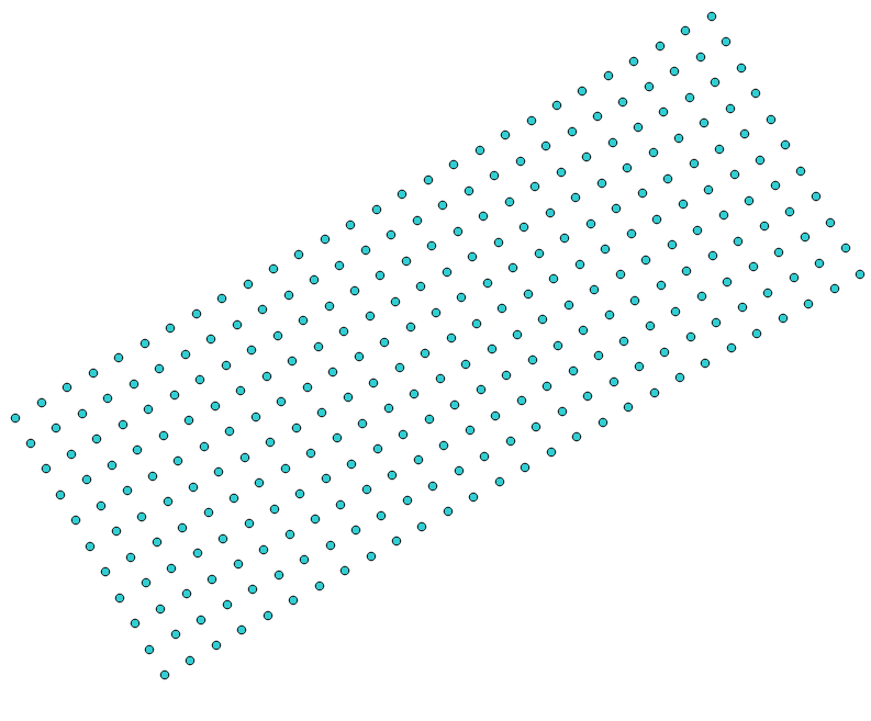 MikeTreglia's tweet image. Had to create grid of points at an angle - #R ended up being lots easier than dedicated #GIS.  #maptools #RGIS