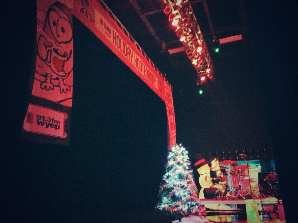 Performing tonight for the <a href="/WYEP/">91.3 WYEP</a> Holiday Hootenanny at <a href="/Stage_AE/">Stage AE</a>. Live broadcast on 91.3 FM from 8-9.