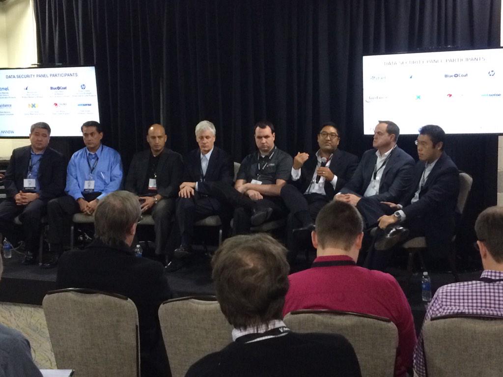 cragtrek's tweet photo. Data Security Panel discussion at #ArrowIoT http://t.co/nb0MRNpLUc