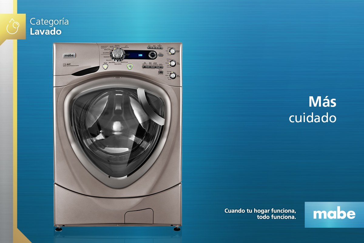Mabe's tweet photo. Gracias a nuestro sistema de lavado, cuidamos tu vestido favorito tanto como tú. http://t.co/nSDL99ulVq