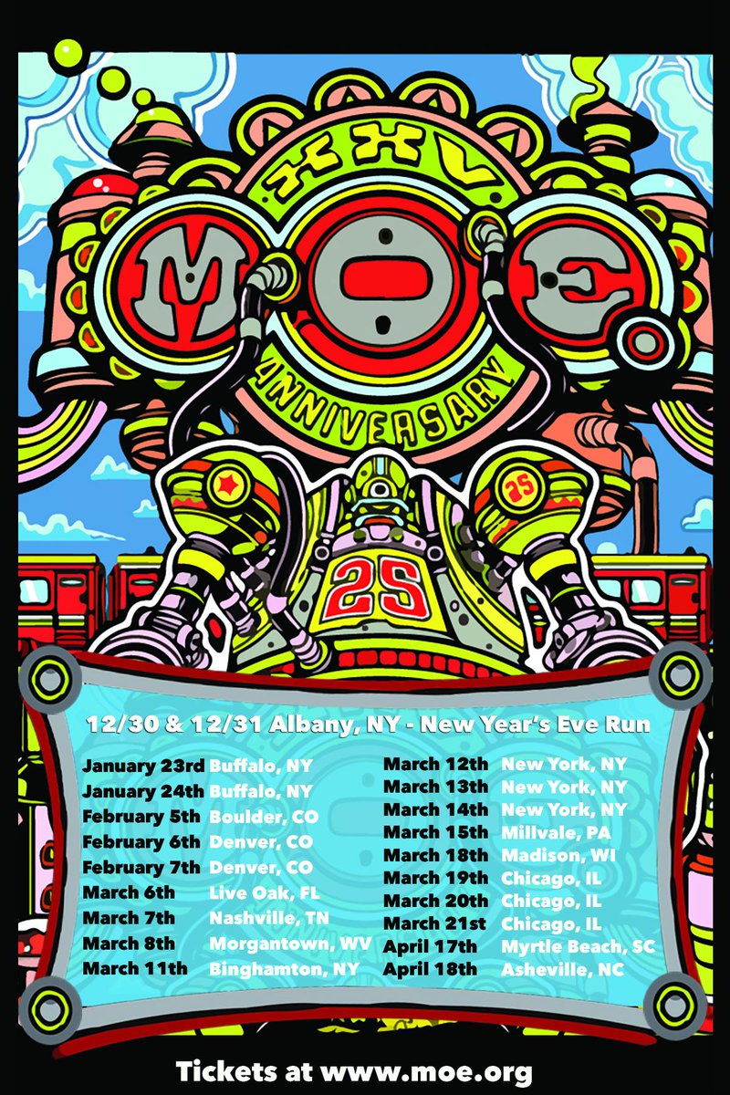 moeperiod's tweet photo. Excited to hit the road for our 25th! http://t.co/IDTv4R3Gyr Contest part 1: RT to win! 2 ppl chosen on 12/16 http://t.co/jyidOZea7z