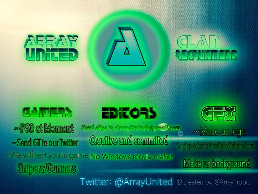ArrayTropic's tweet image. Yaaaay Array Recruitment is now out ;)