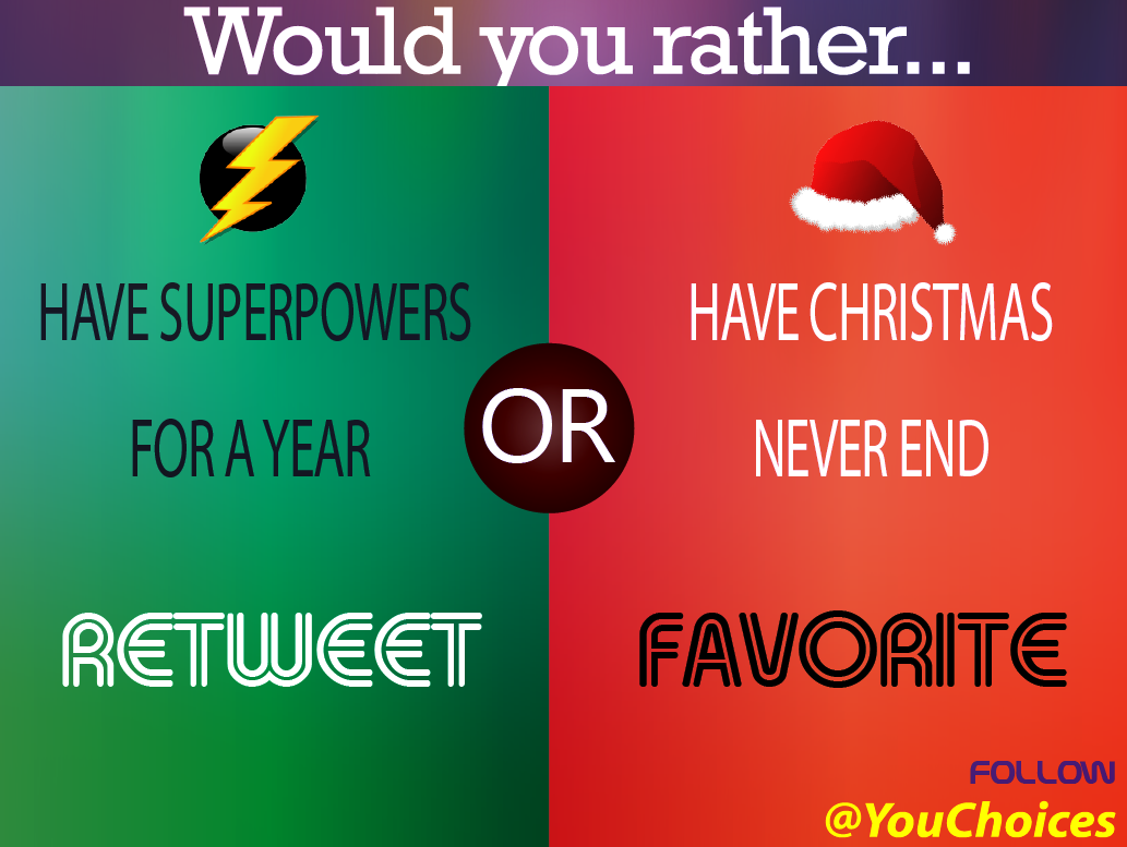 Superpowers or Christmas?