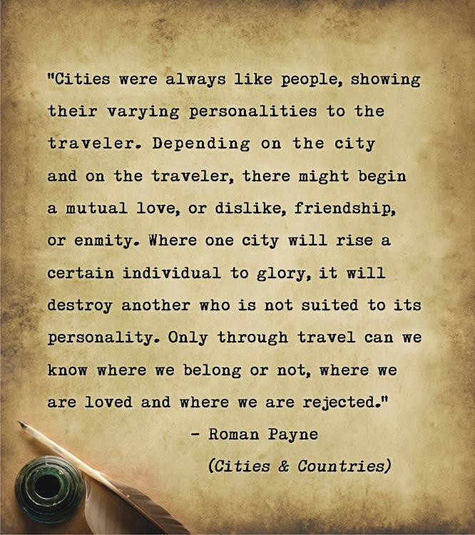 toacity's tweet image. Cities were always like people, showing their varying personalities to the traveler... toacity.tumblr.com