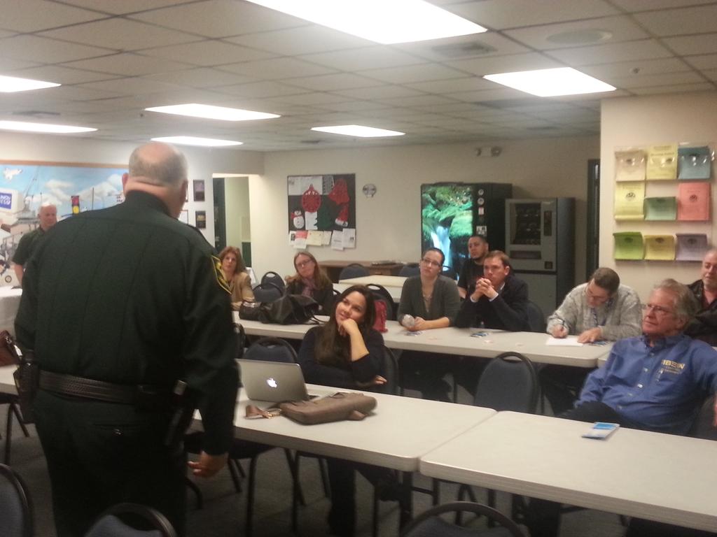 AwakeBroward's tweet photo. Captain Scott Russell speaking to us tonight. #sayfie http://t.co/gcwM2m4CVD