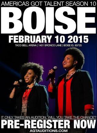ThisIsBoise's tweet photo. America's Got Talent is coming to Boise! Pre-register here -> http://t.co/DQ01KWq9NF &amp; let's show them what we got! http://t.co/TlIOqZ1kvU