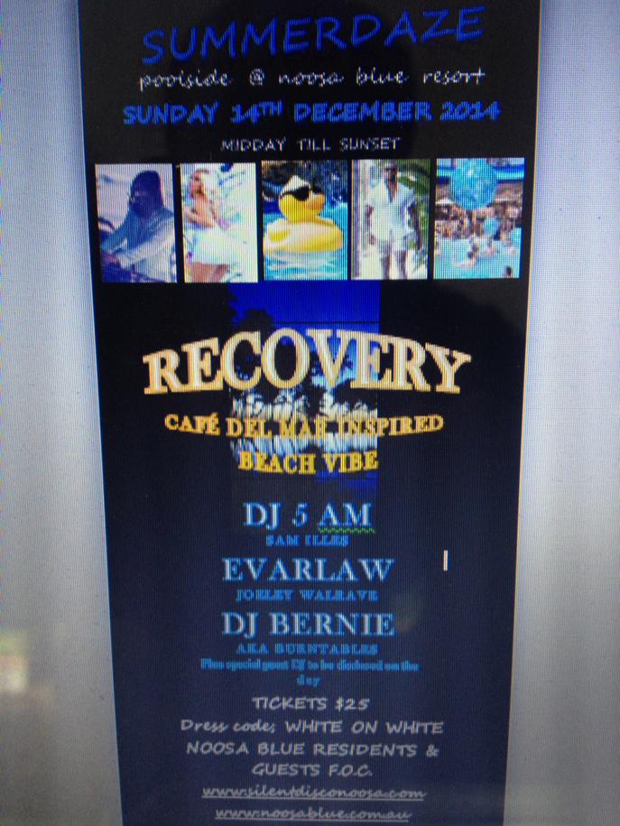 TBPMF's tweet photo. @noosa http://t.co/HMXiVKh924 this Sunday. Skies are clearing. 4 Dj's midday till sunset, white attire, fully Lic. http://t.co/MipZMWrYdo