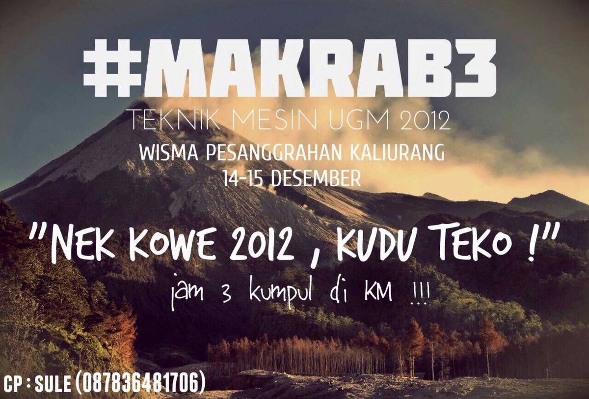 oyaa, udah pada tau kaan agenda kita minggu inii? ada apa hayoo. "nek kowe 2012, kudu teko!" yo oraa? :D