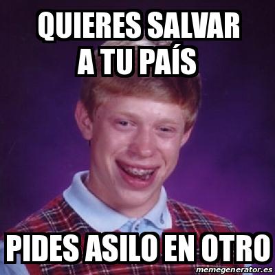 Wortega0's tweet photo. Quieres salvar a tu país, pides asilo en otro...

#AdanCortes #Ayotzinapa #Nobel #PRDasesino #IzquierdaCínica http://t.co/YgsCXiQtPJ