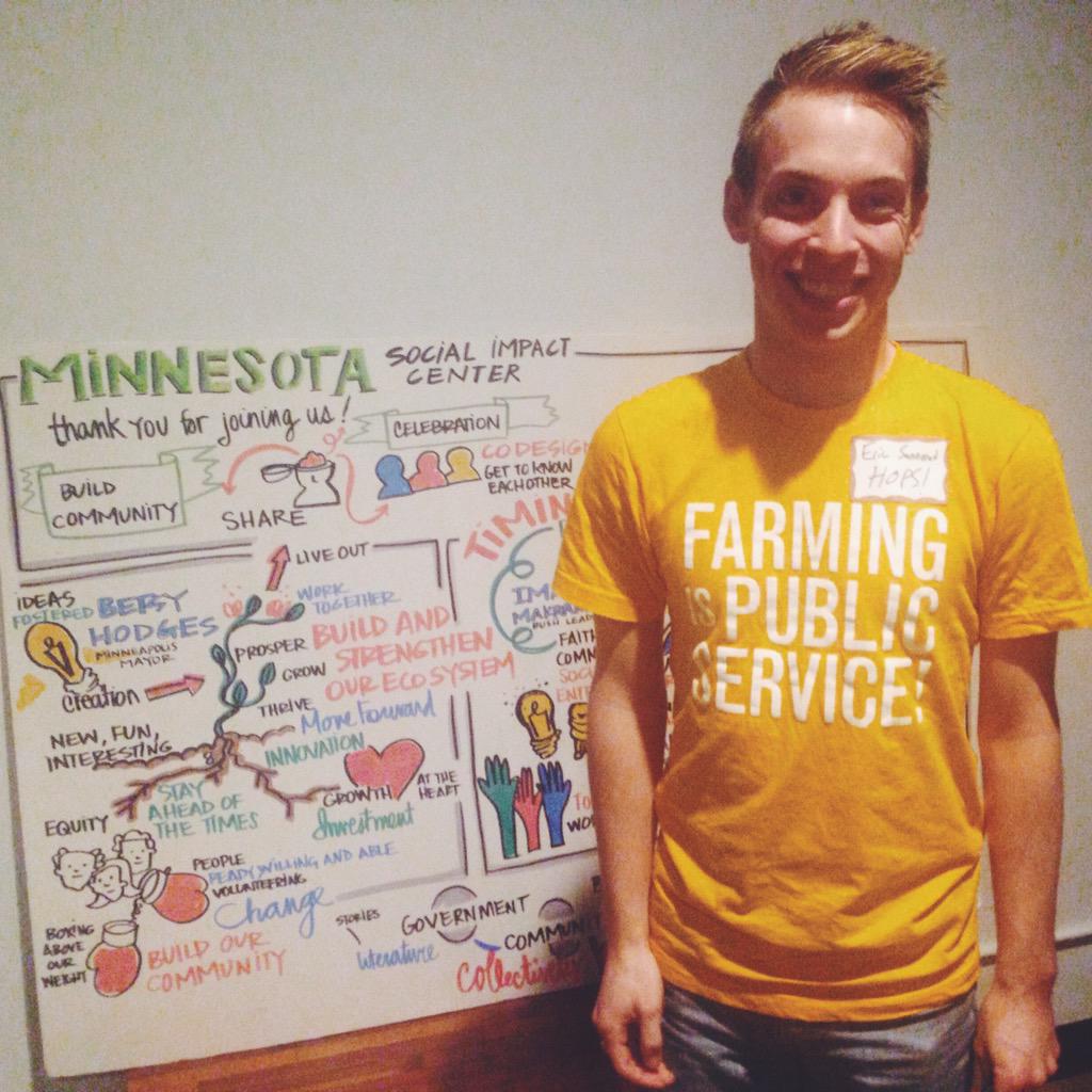 LSRebhan's tweet photo. Farming is a public service. #newfoodrules #respect #newagrarians @EricSannerud @NYFCNYFC #ImpactMN http://t.co/wX8nUrBbwh