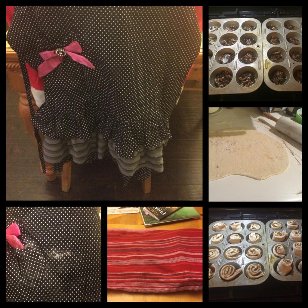 ErikaLoweryfun1's tweet photo. @csulli35 👀what a fab cute🎁can inspire-clean apron to dirty, batch of cinnamon rolls and Christmas bread in between 🎄 http://t.co/Y97e9MgCCL