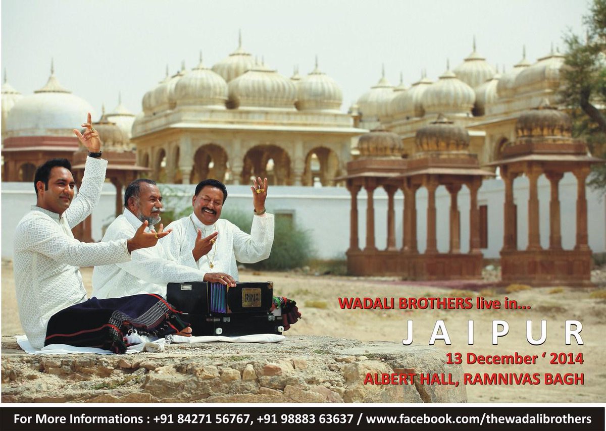 Wadali Brothers Live In Jaipur 

#wadalibrothers #liveperformance #wadalibrotherslive #wadalibrothersjaipur