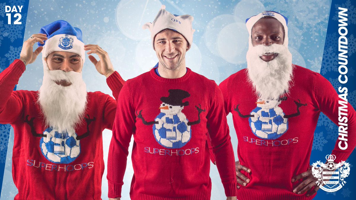 QPR's tweet photo. ADVENT CALENDAR DAY 12: #QPR are supporting @savechildrenuk's #ChristmasJumperDay! RT to enter our Xmas Jumper comp http://t.co/i84WxyYqEC