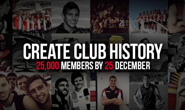 Members will always be the LIFEBLOOD of our club. Help us create history.

More: stk.lt/25by25Dec
#25by25