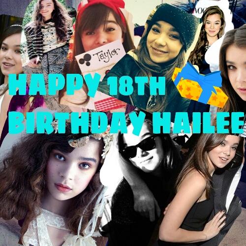  HAPPY 18th BIRTHDAY HAILEE STEINFELD 