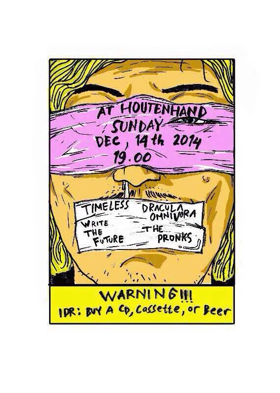Malam ini di Houtenhand bareng <a href="/writethefuture_/">Write The Future</a> <a href="/timexless/">Yasmin</a> Dracula Omnivora dan The Pronks. Yuk MeraPAT